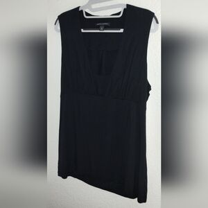 CUTE BLACK BANANA REPUBLIC STRETCH SLEEVELESS TOP ~ SIZE LARGE